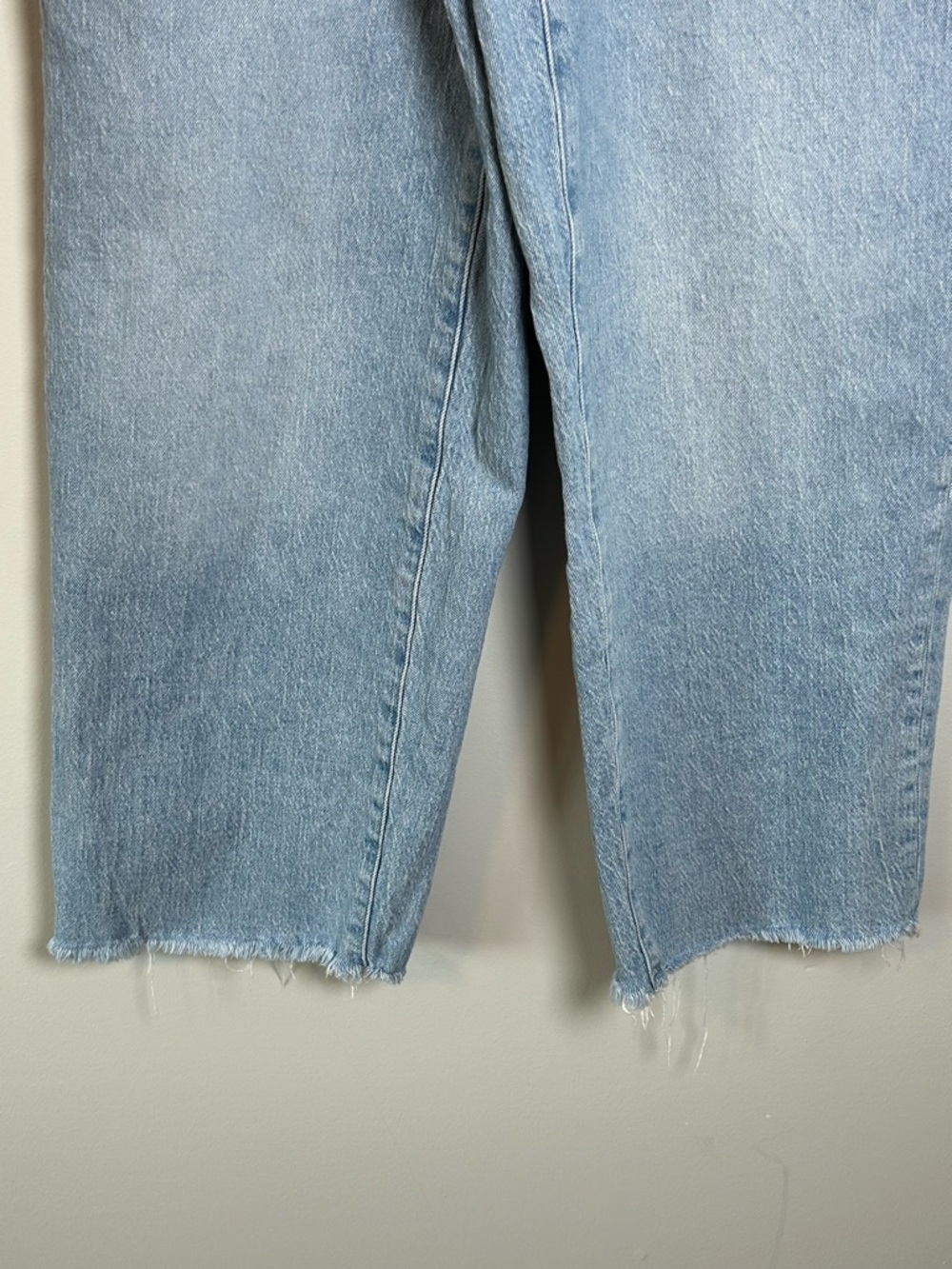 Madewell curvy perfect vintage wide leg crop jeans size 28 light wash high rise - Picture 4 of 13